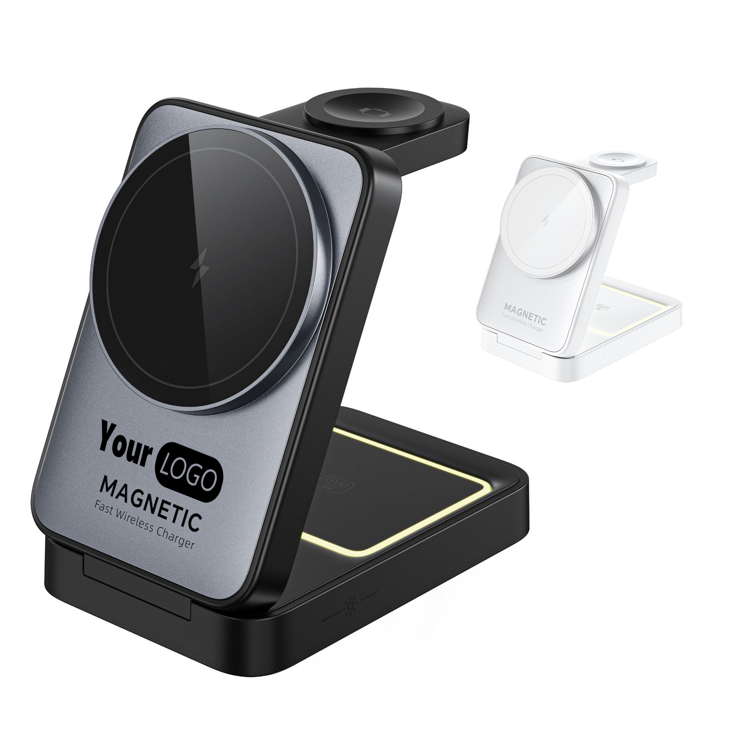 Abs 3-In-1 Foldable Wireless Charger 2