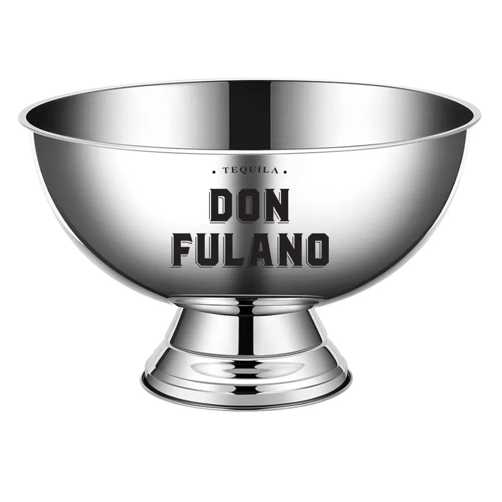 3Gal Stainless Steel Champagne Bucket Punch Bowl with Ladle 3