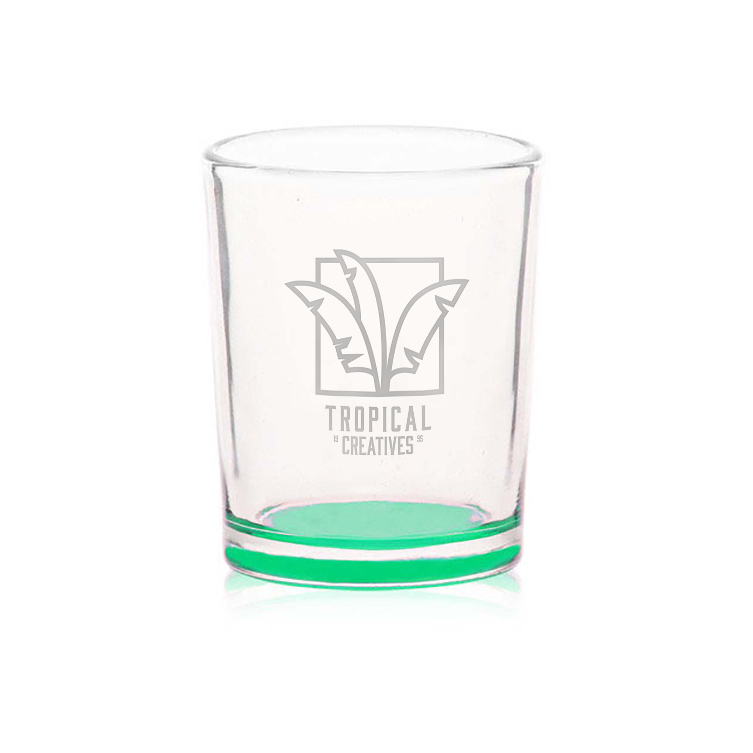 3 oz. Glass Votive Candle Holder (Engrave Imprint) 2