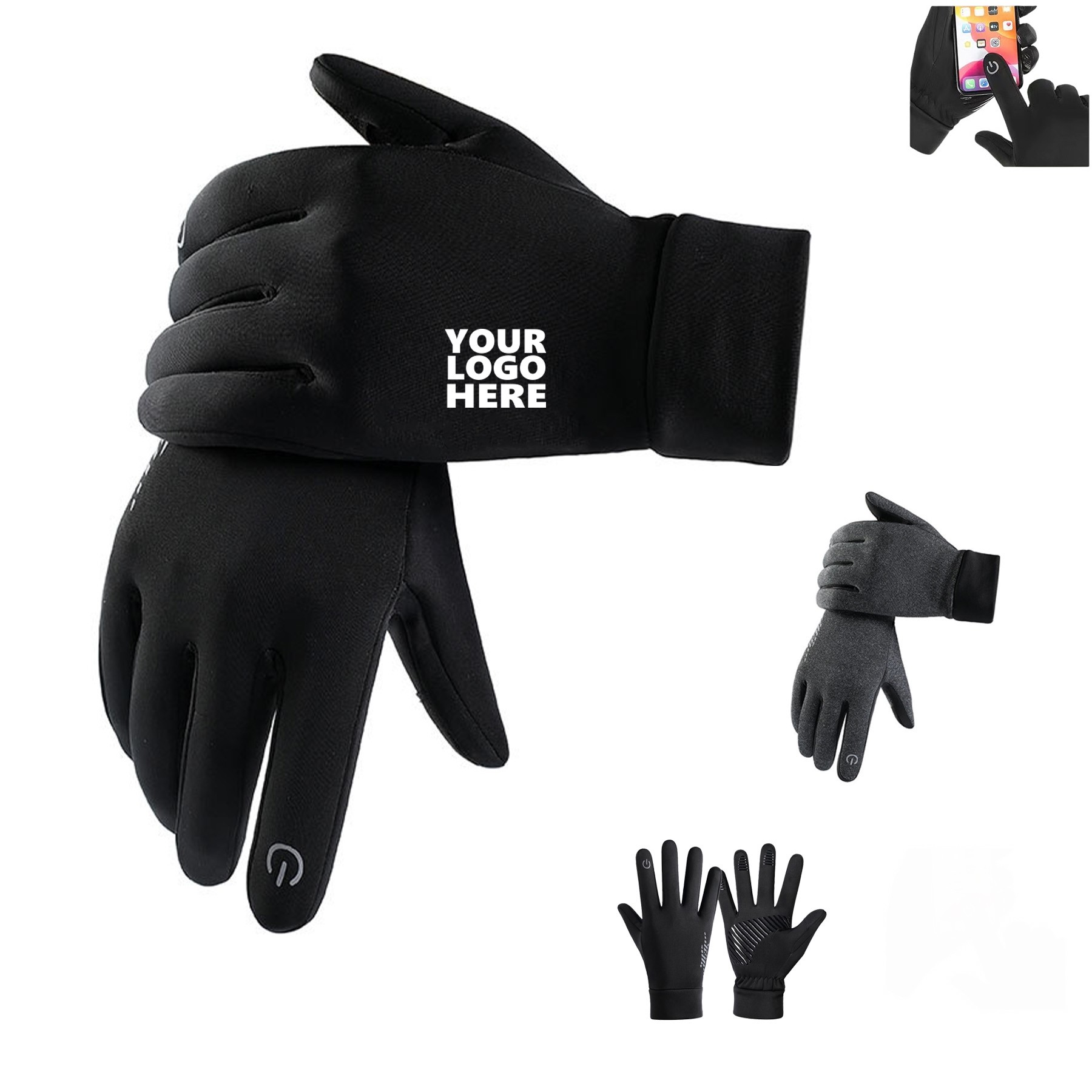 Ski Gloves Touch Screen