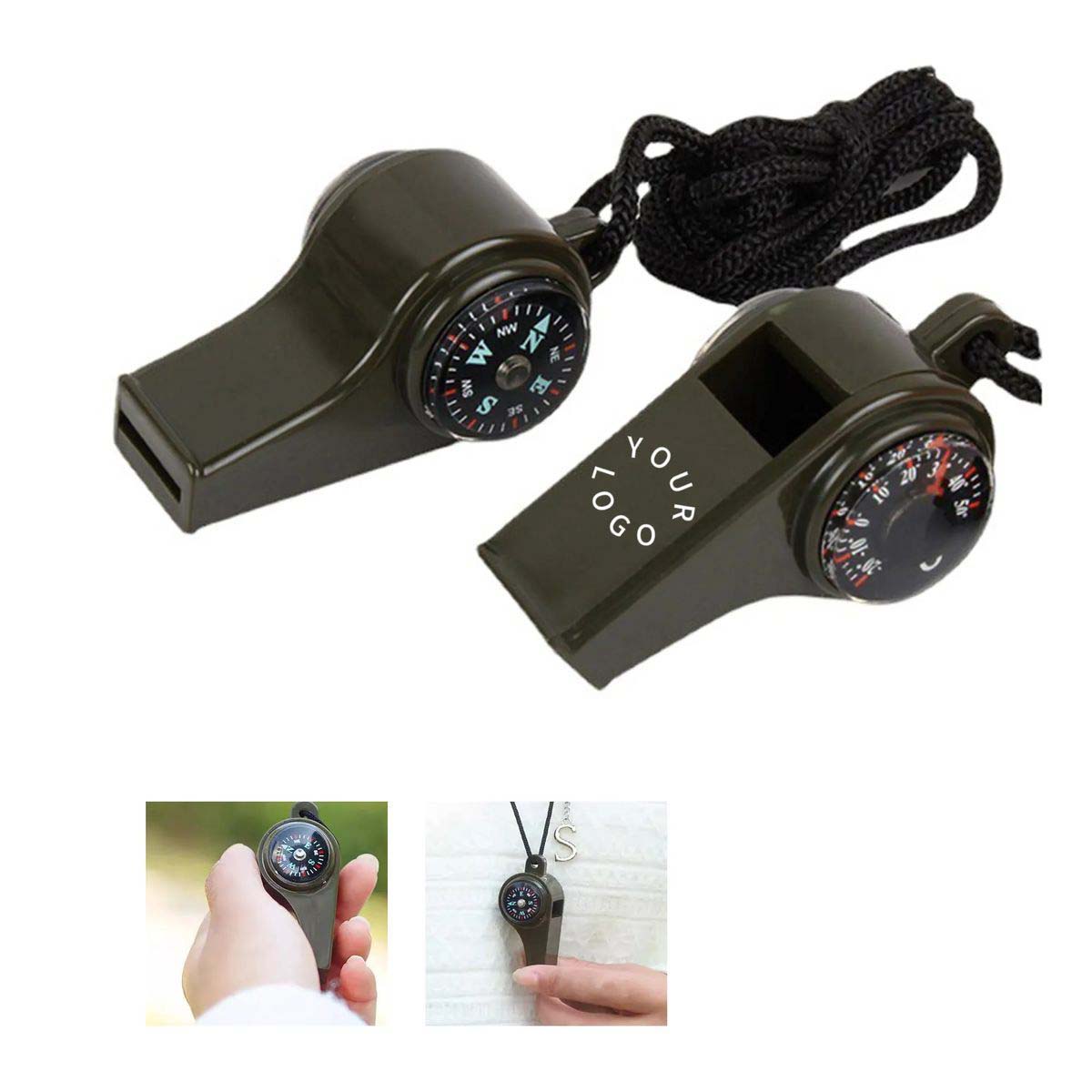 Compact Survival Whistle with Multi Function Design 1
