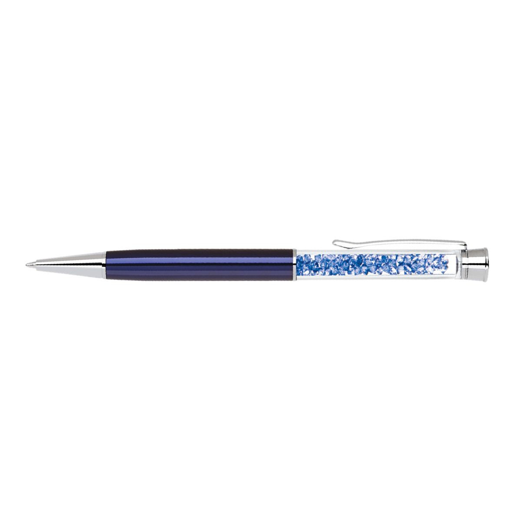 Elegant brass pen with matching crystals and barrel colors 13
