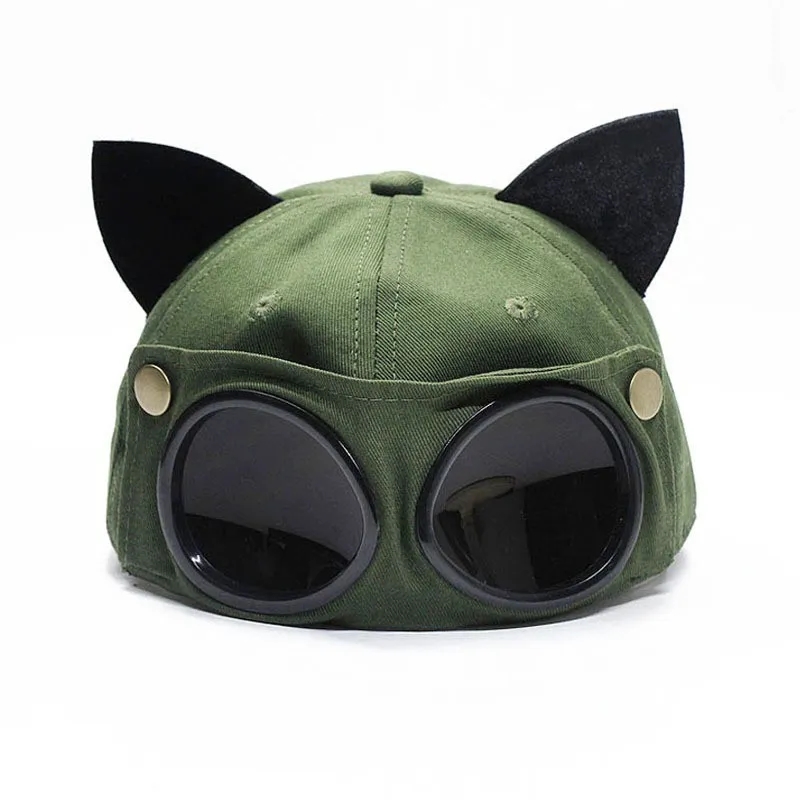 Glasses Peaked Cap 4