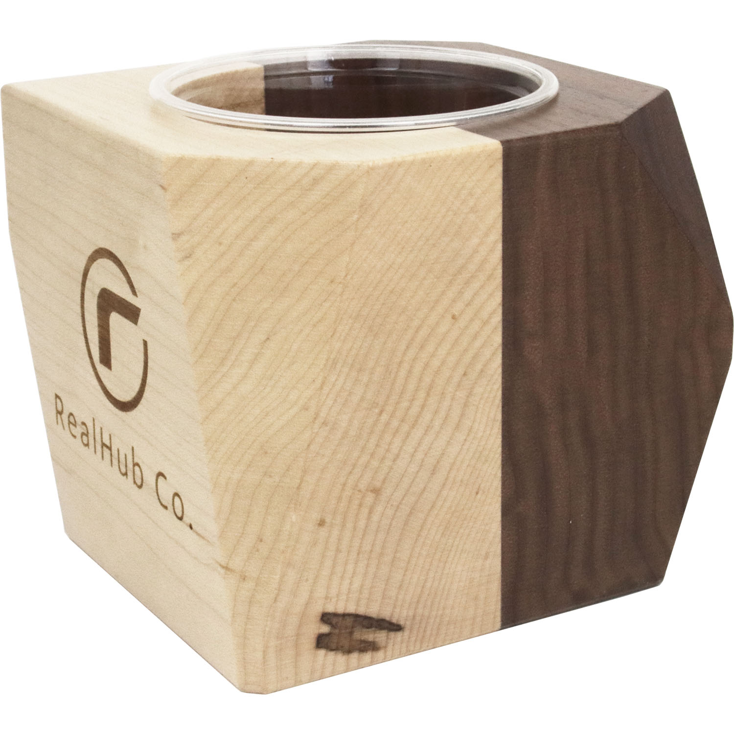 Geometric Wooden Planter 2