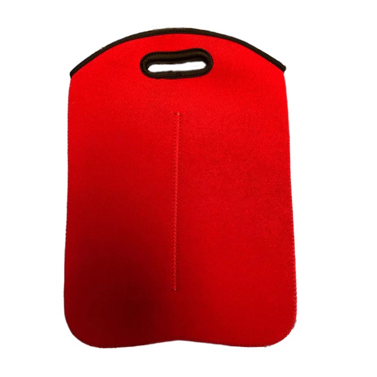 2 Bottle Insulated Neoprene Wine Carrier Tote Bag Water Bott 6