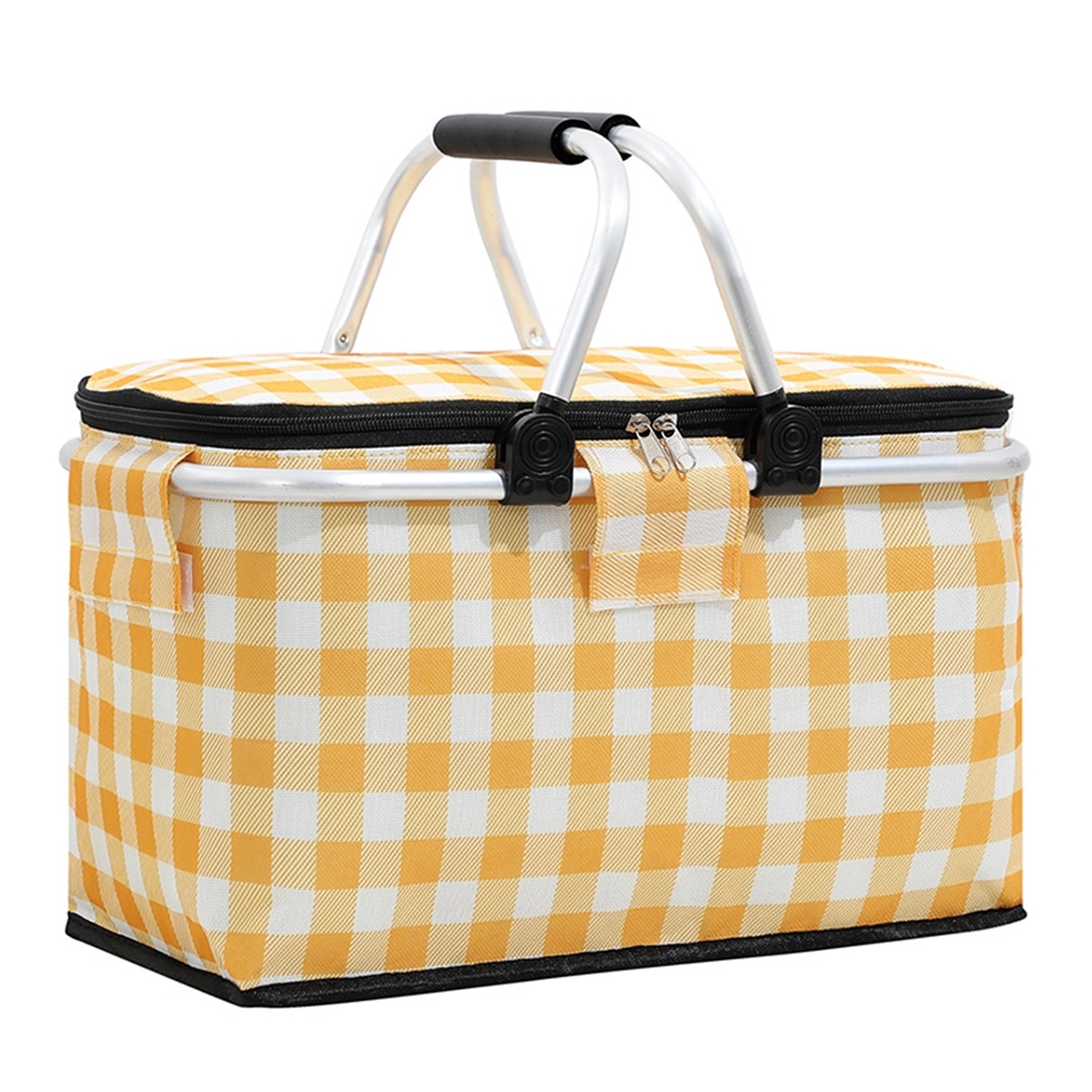 Oxford cloth picnic basket 3