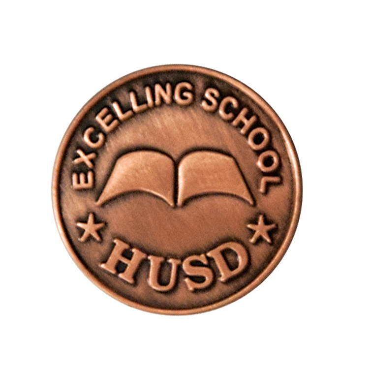 Custom Power Stamped® Brass Lapel Pin 1