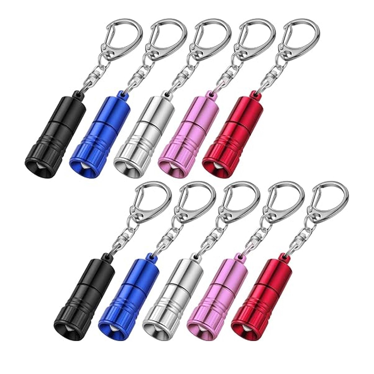 Tiny Keychain Flashlight Ring Portable Torch 3