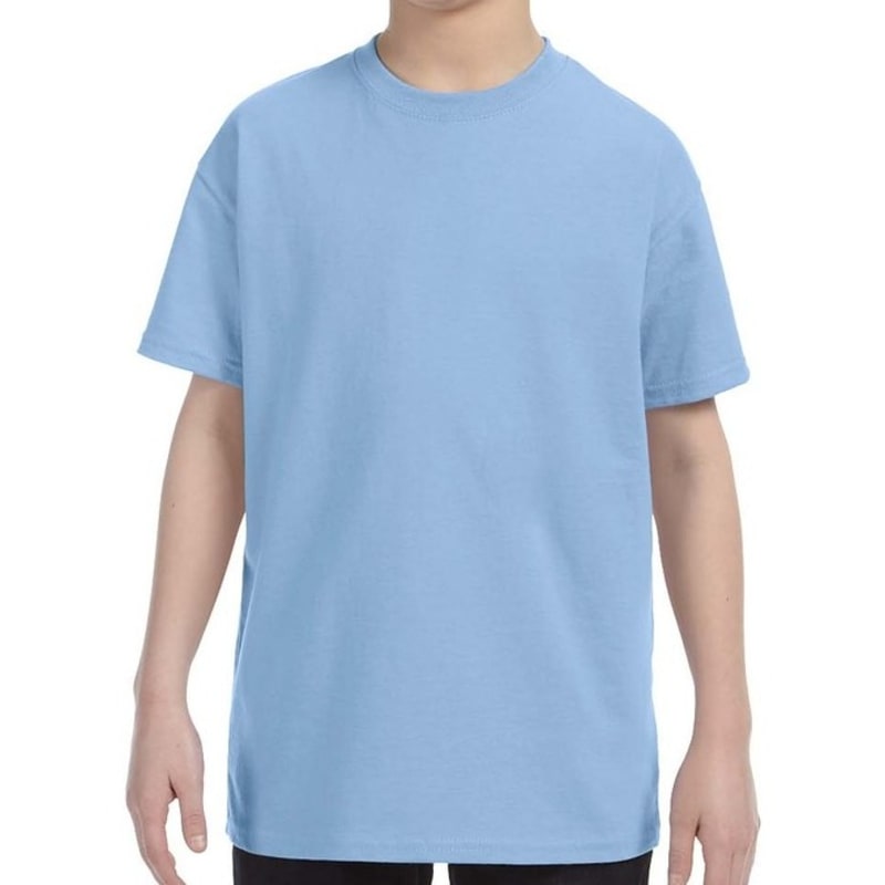 Custom Embroidered Youth Basic Cotton T-Shirts 12