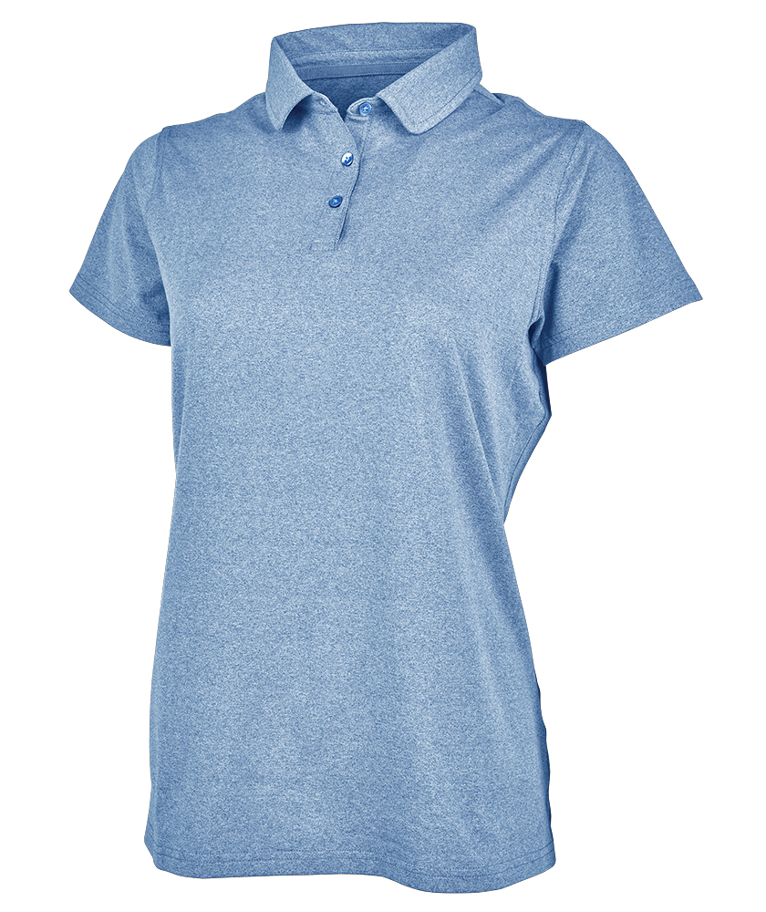 Women's Heathered Eco-Logic Stretch Polo 50