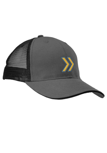 Seneca Two Tone Structured Mesh Trucker Hats 3