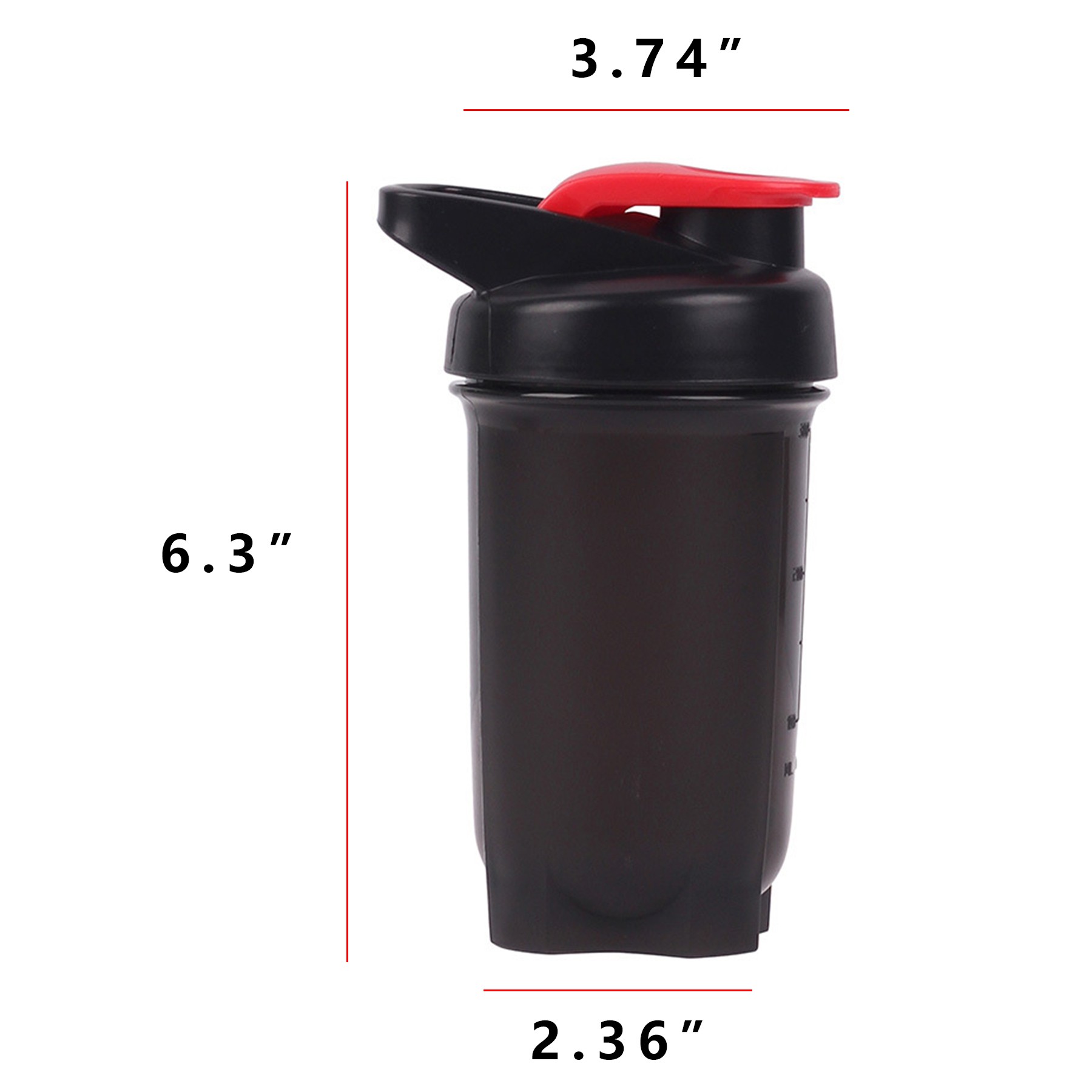 10Oz Plastic Shaker Bottle 9