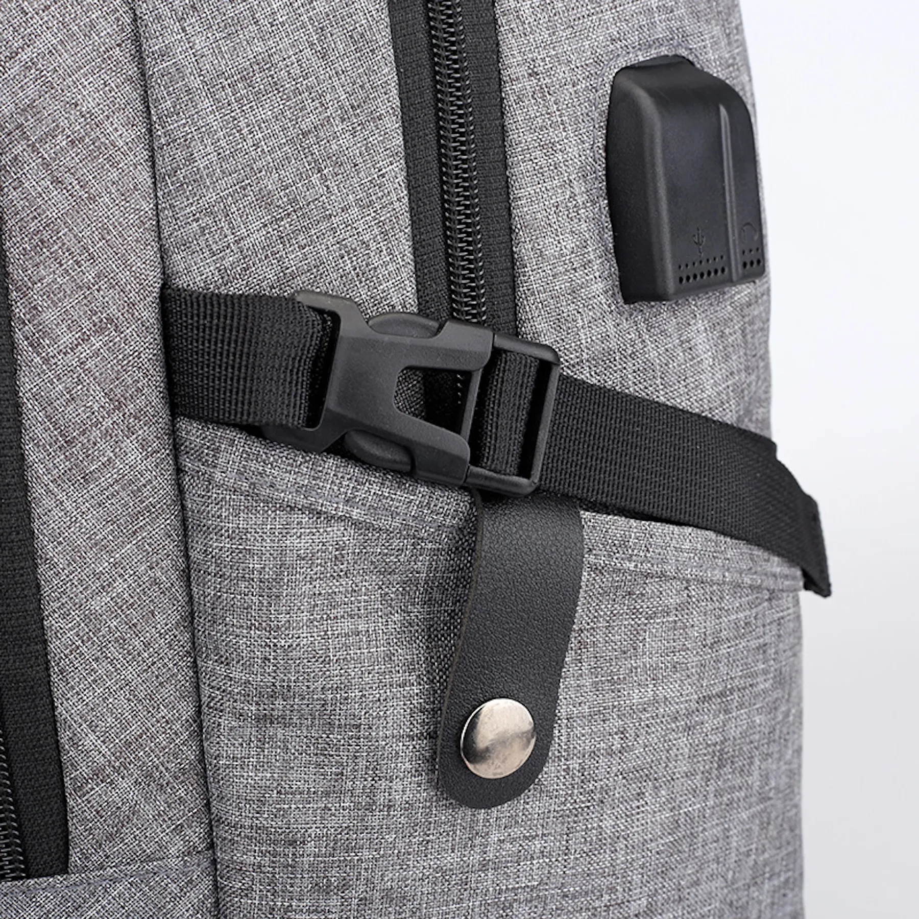 15.6" Anti-Theft Business Backpack USB Charging Port & Lock 6