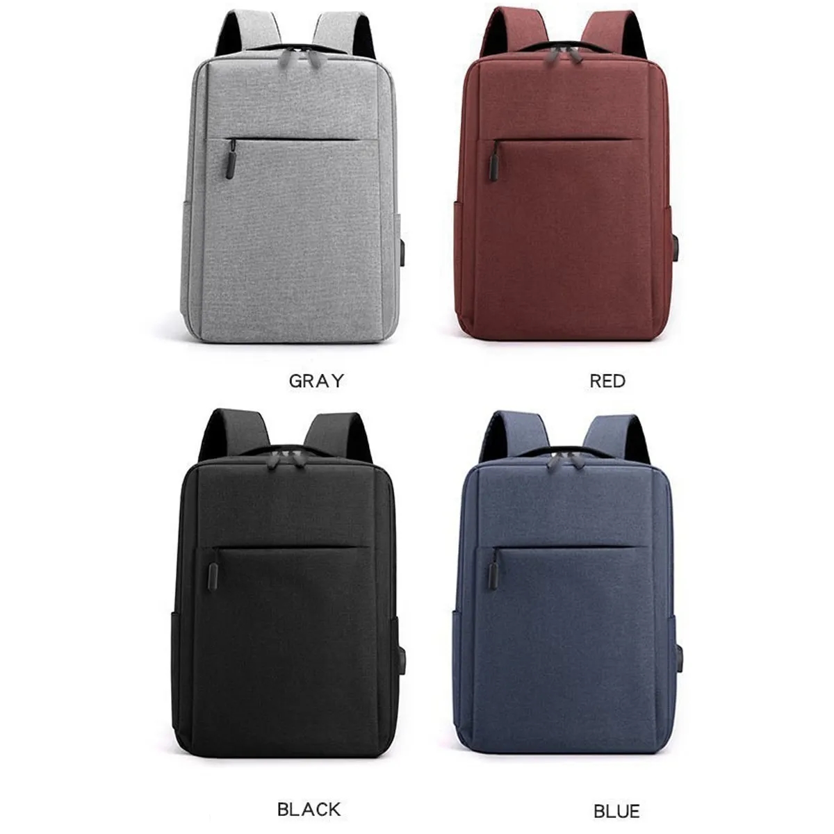 Men's Laptop Business Backpack 15.6 Inch With USB Port 5