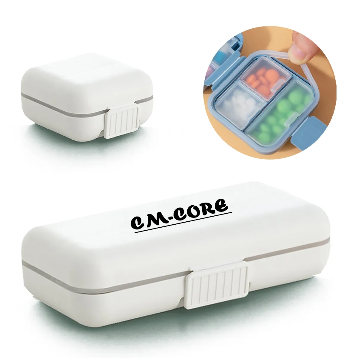 Travel Pill Organizer Pocket Purse Medicine Box 3