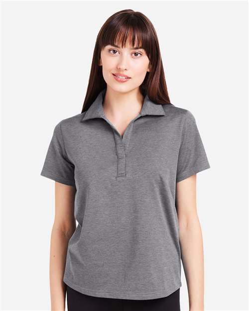 Women's Fairway Marbled Jersey Polo - PDP7058 10