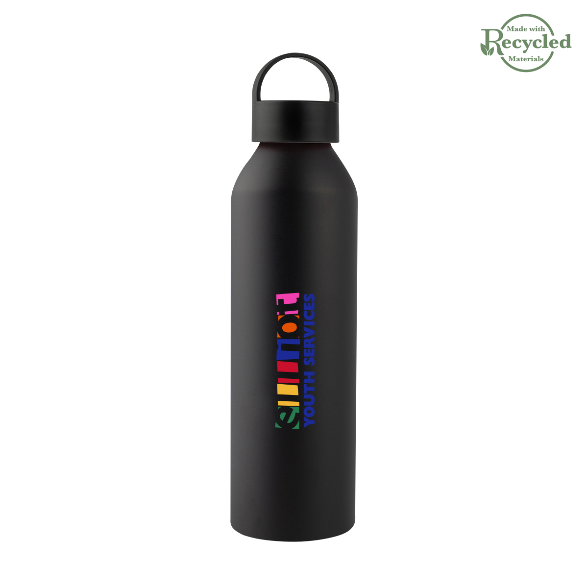 22 Oz. Darcy Aluminum Bottle With Recycled Lid, custom water bottle with logo imprint 6
