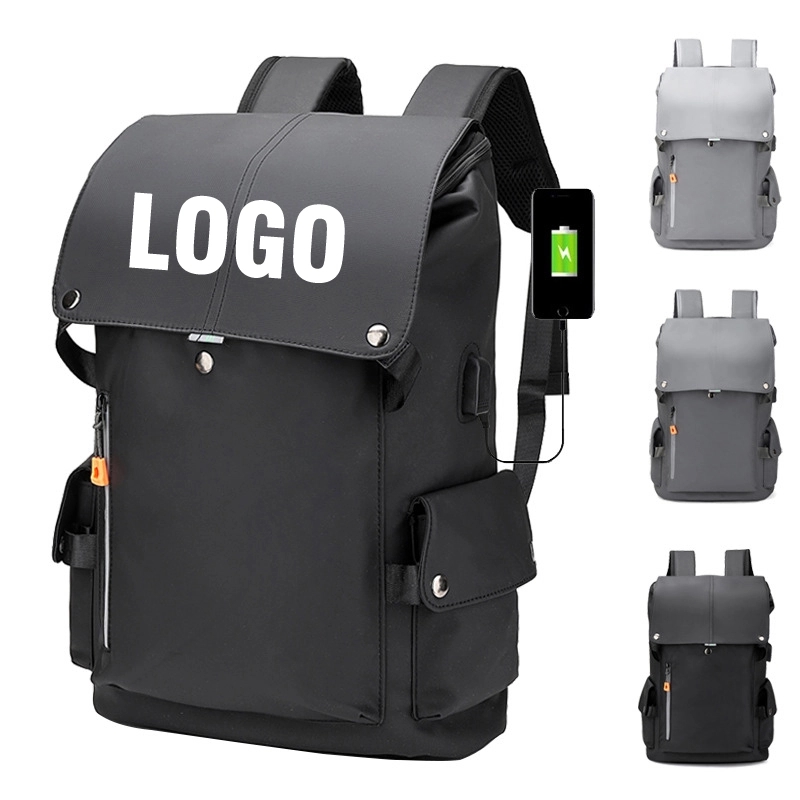 Custom Waterproof Laptop Backpack with USB Charging Port 1