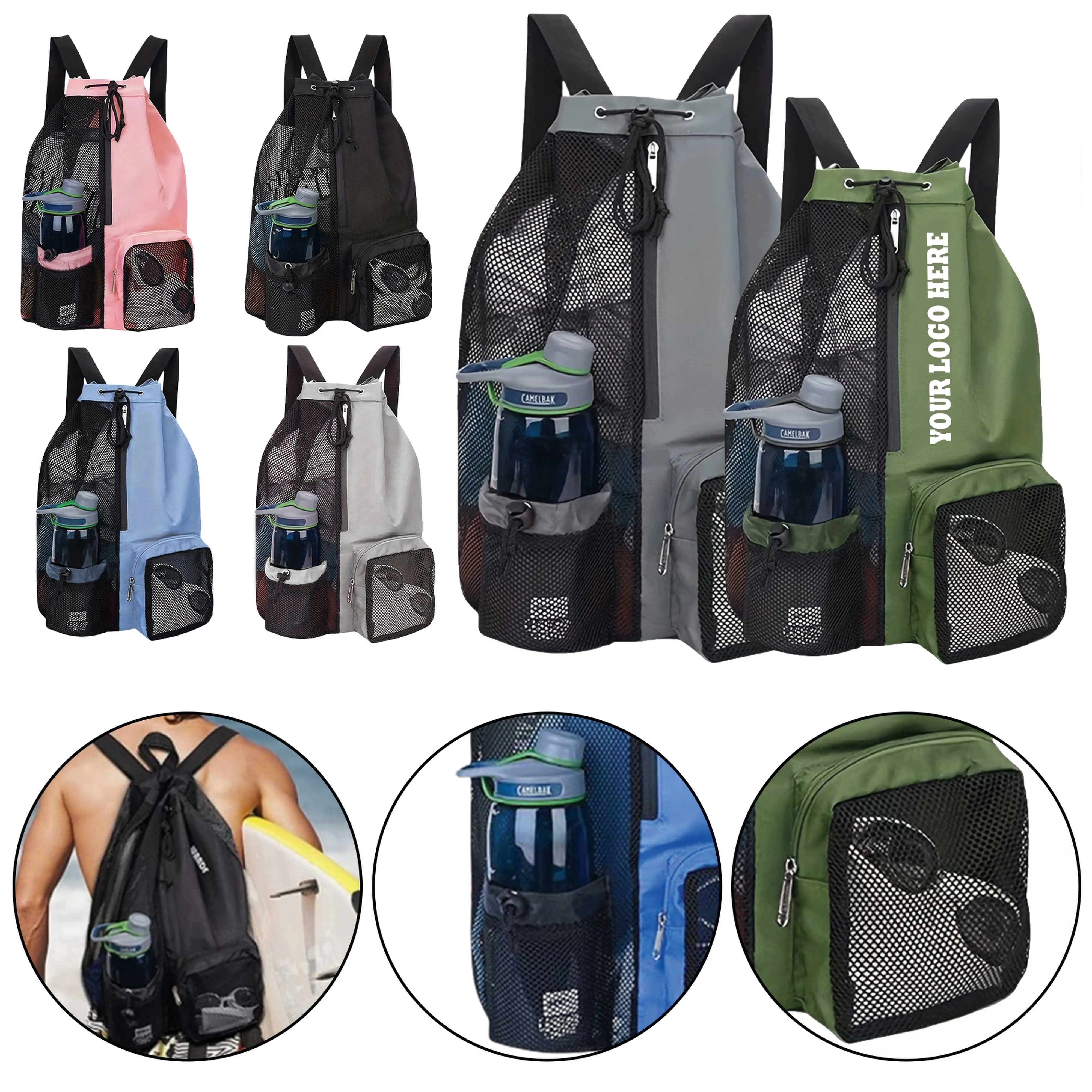 Two-Tone Sport Fitness Backpack 3