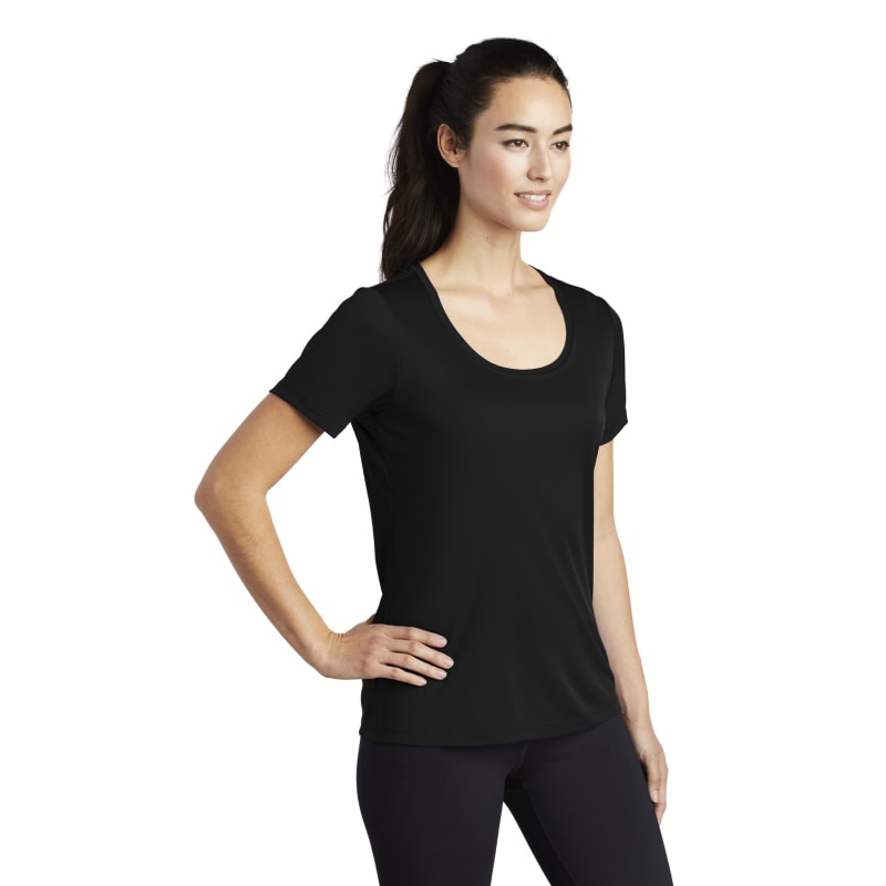 Sport-Tek Women's Posi-UV Pro Scoop Neck Tee. 22
