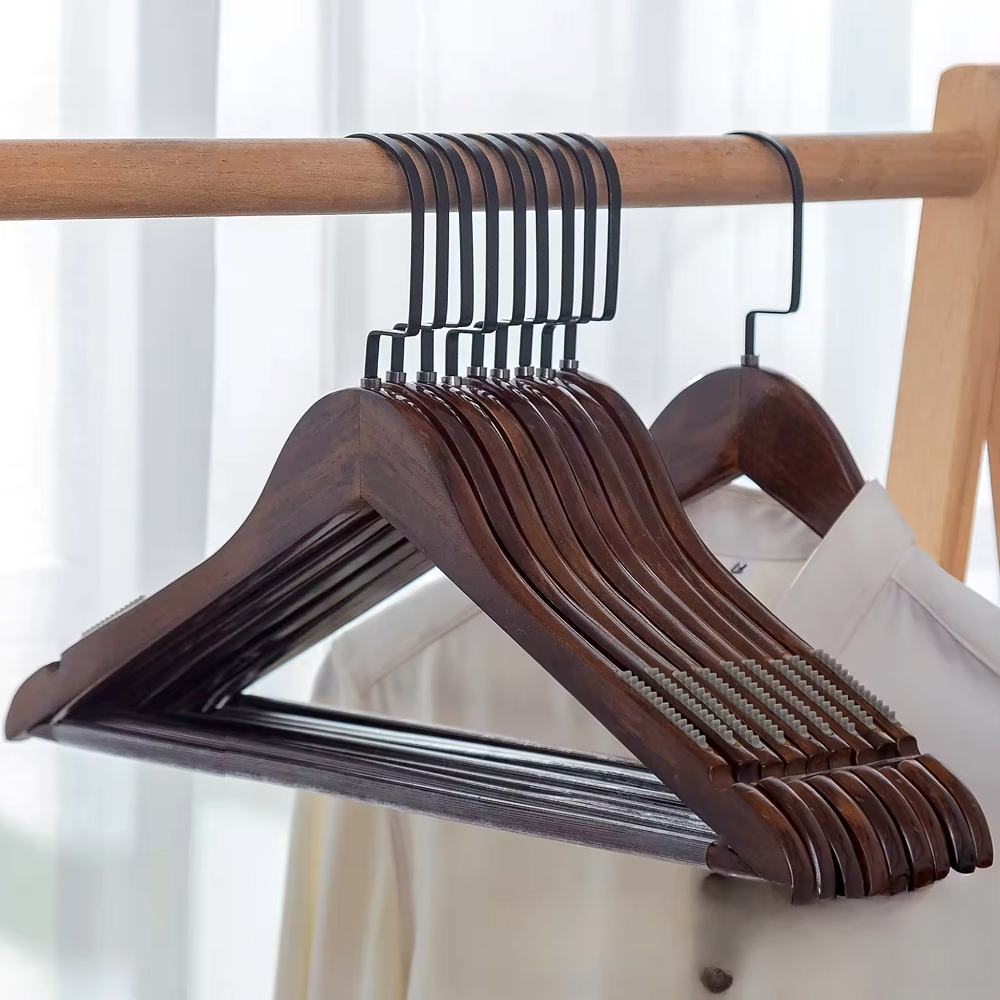 Engraved Wooden Clothes Hanger 8