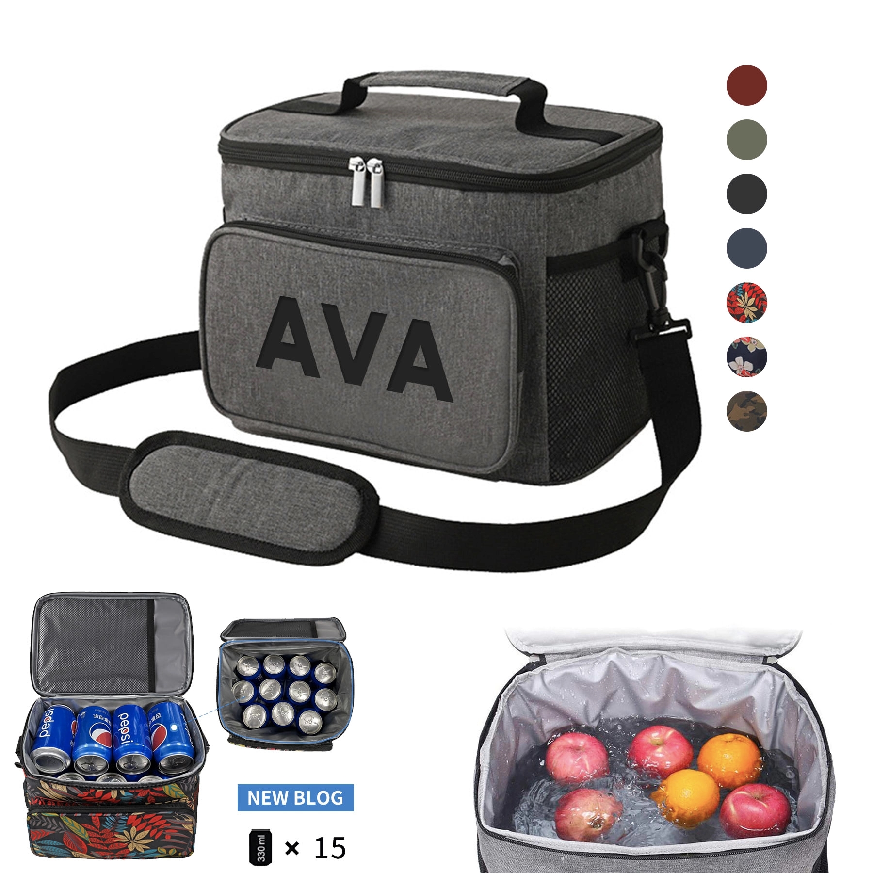 Oxford Insulated Lunch Cooler Bag 3