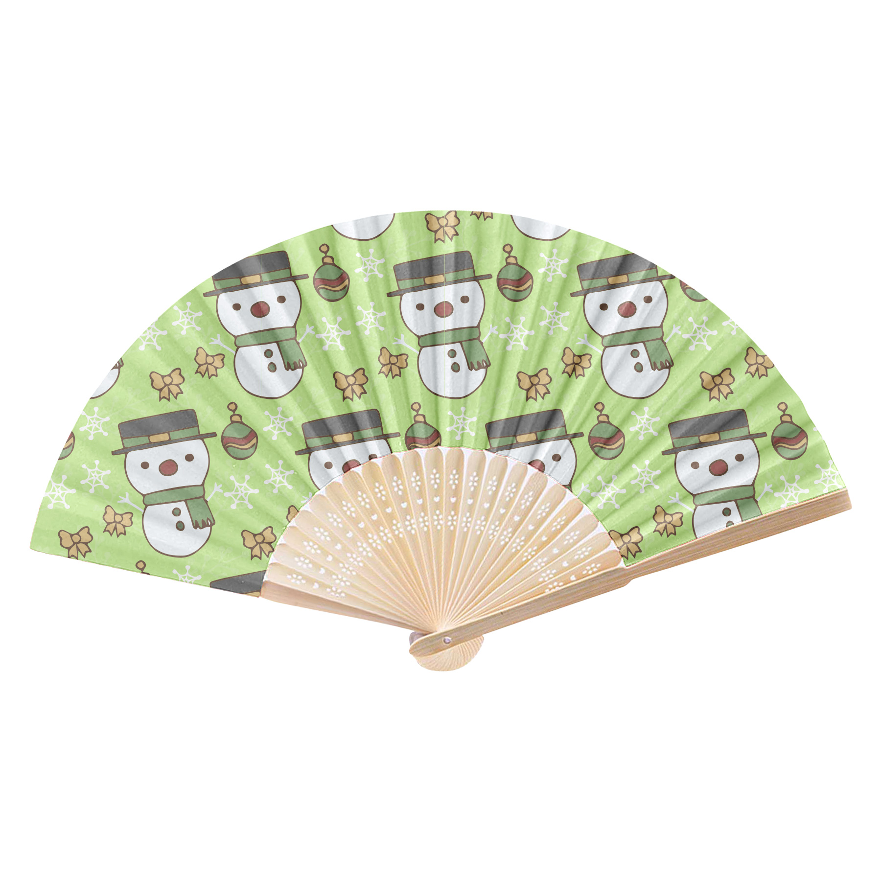 Foldable Bamboo Paper Fan 12