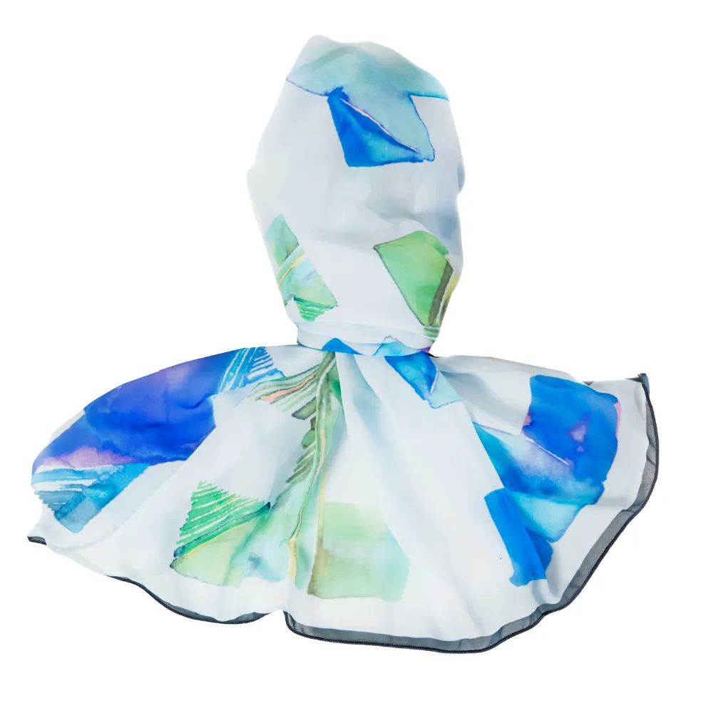 Full-Color Customized Chiffon Scarf 9