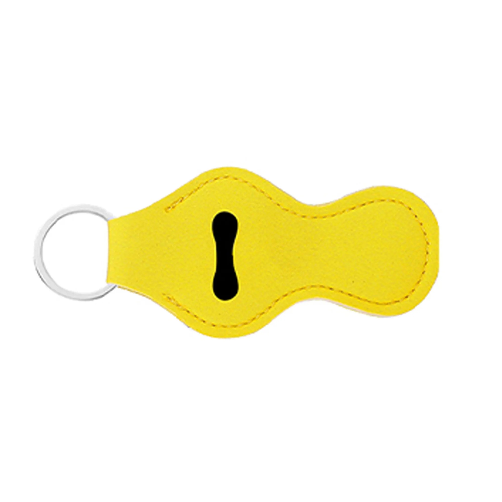 Neoprene Chapstick Holder Keychain 7