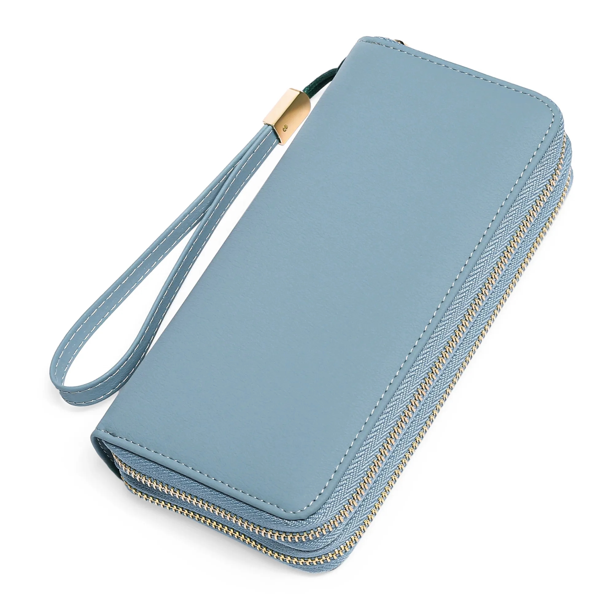 Double Zip Leather Ladies Wallet 9