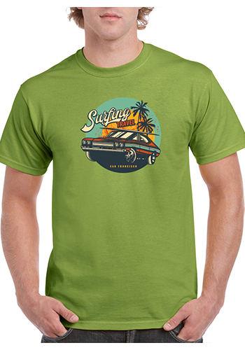 6oz Ultra Cotton Gildan Pre Shrunk Tees 12