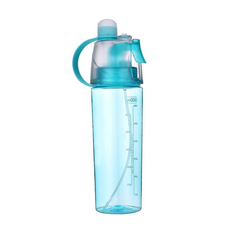 Portable Plastic Water Bottles Sprayer Summer Sports Travel 7