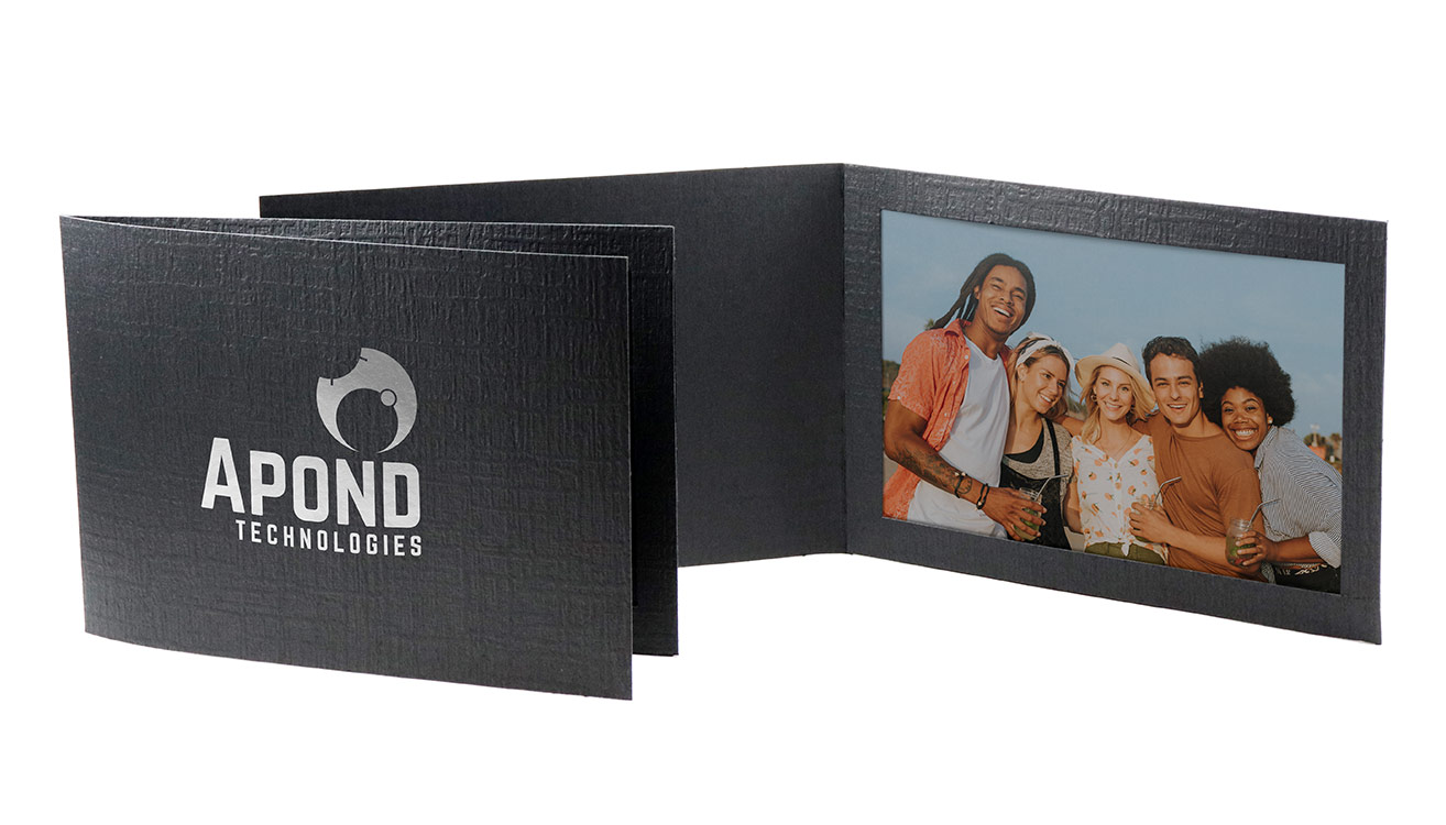 5" x 7" Black Photo Folders 3