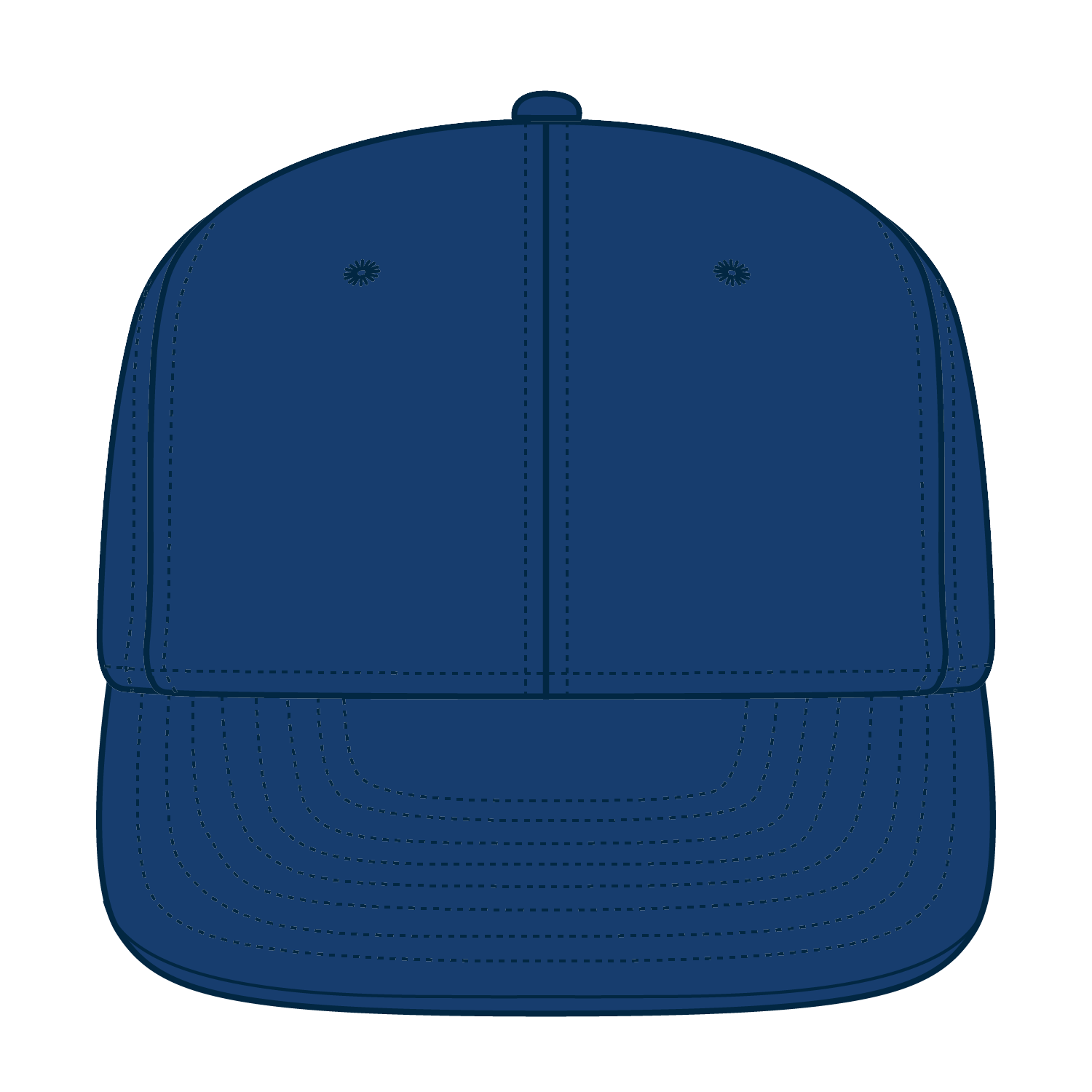 OTTO CAP® OTTO FLEX® Fitted 6 Panel Mid Profile Baseball Cap 12