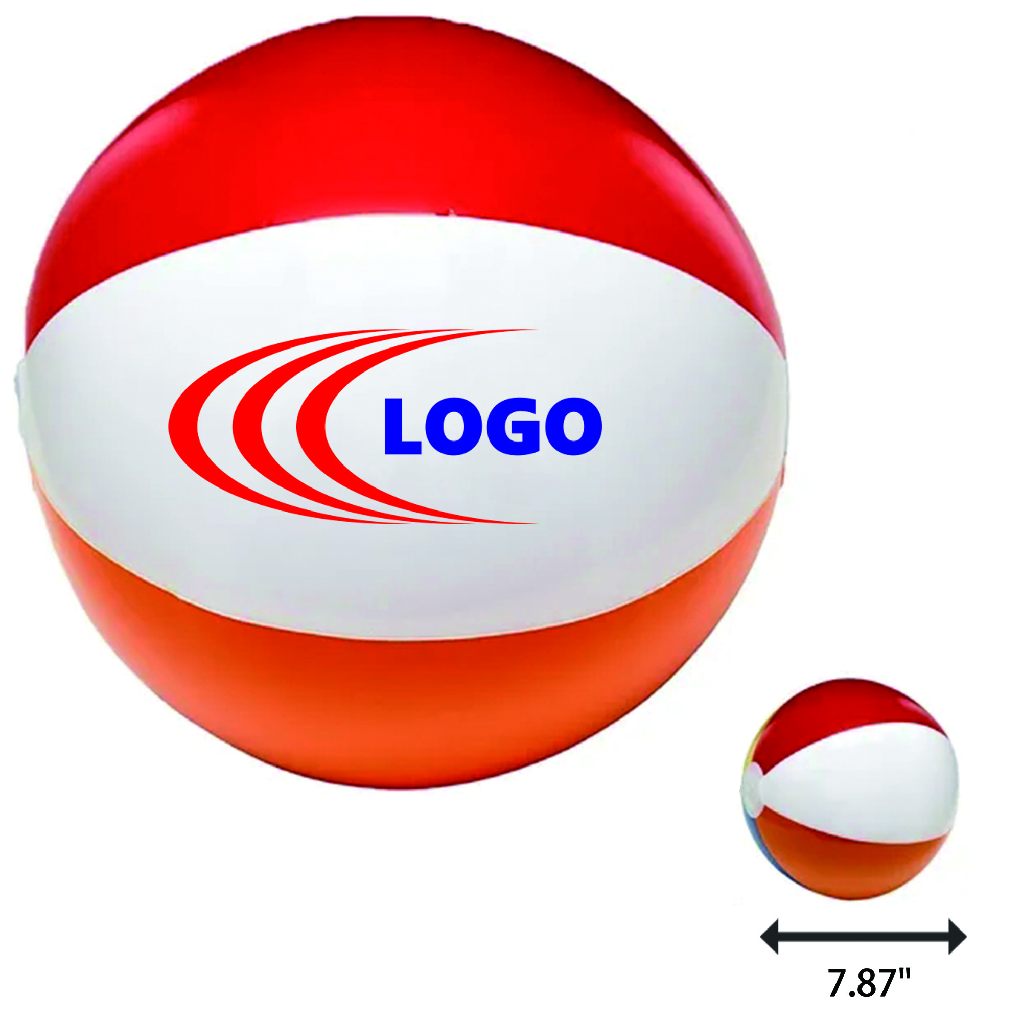 8" Beach Balls Full Color 3