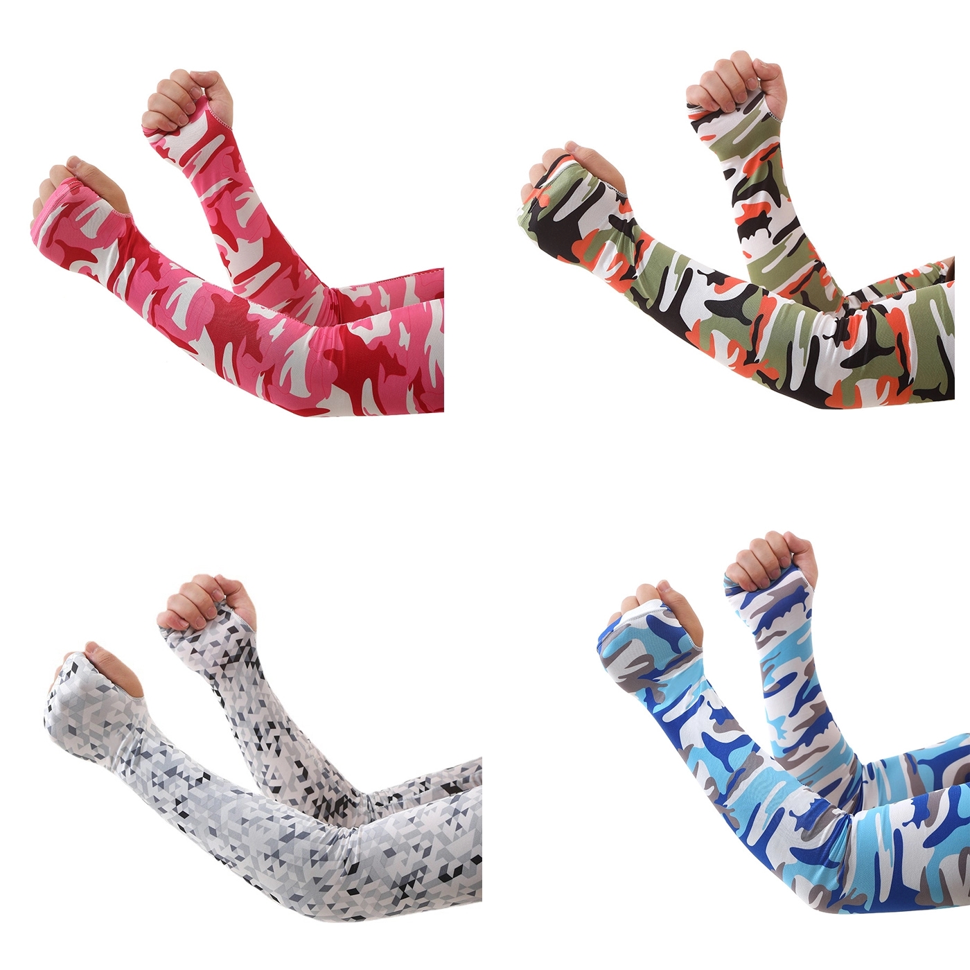 Camouflage Sublimation Full Color Arm Sleeve With Palm 5