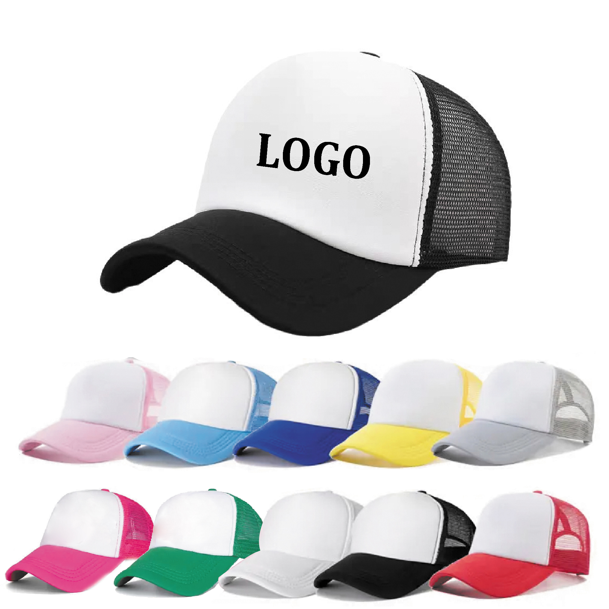 Customizable Breathable Mesh Back Trucker Hat 9