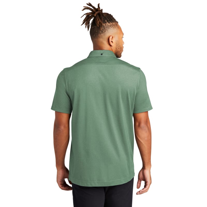Mercer+Mettle Stretch Pique Full-Button Polo 11