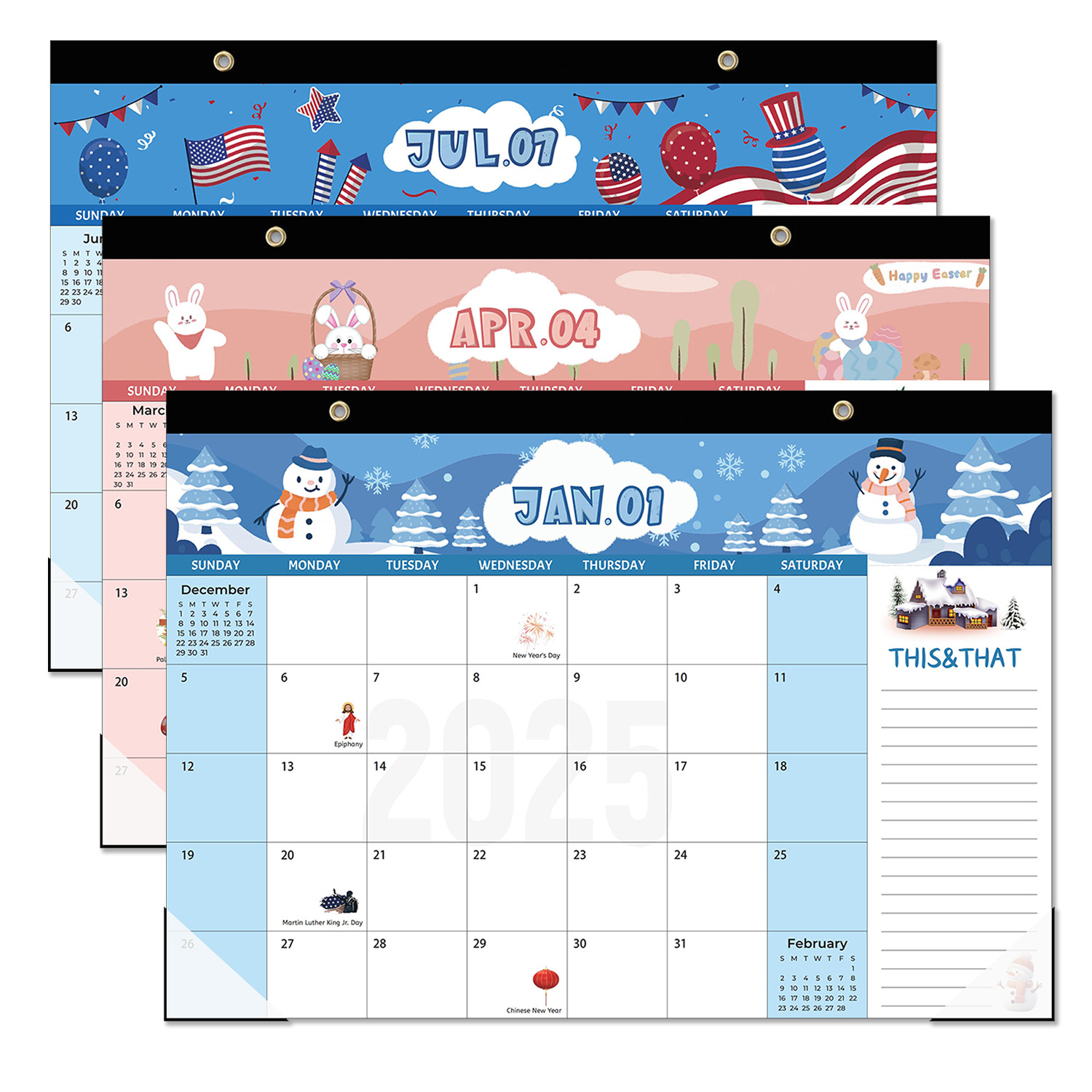 2025 Wall Calendar 1