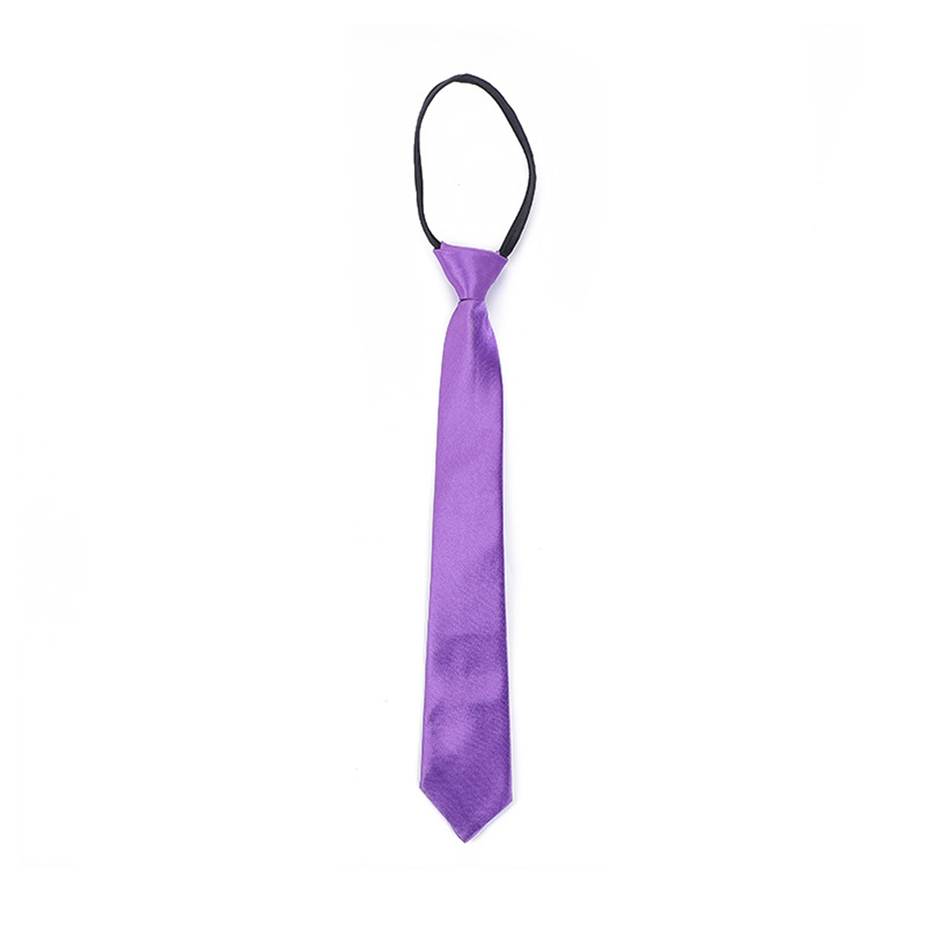 Sheer Color Polyester Necktie 4