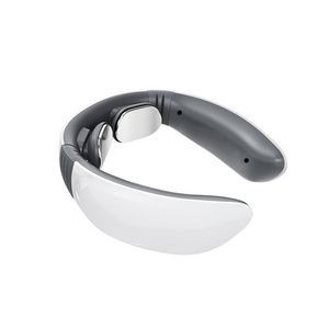 White Electric Neck Massager With Magnetic Electrode Pads 6