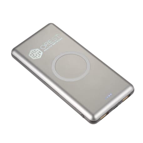 UL Listed Light Up Qi 10000 Wireless Power Bank 36