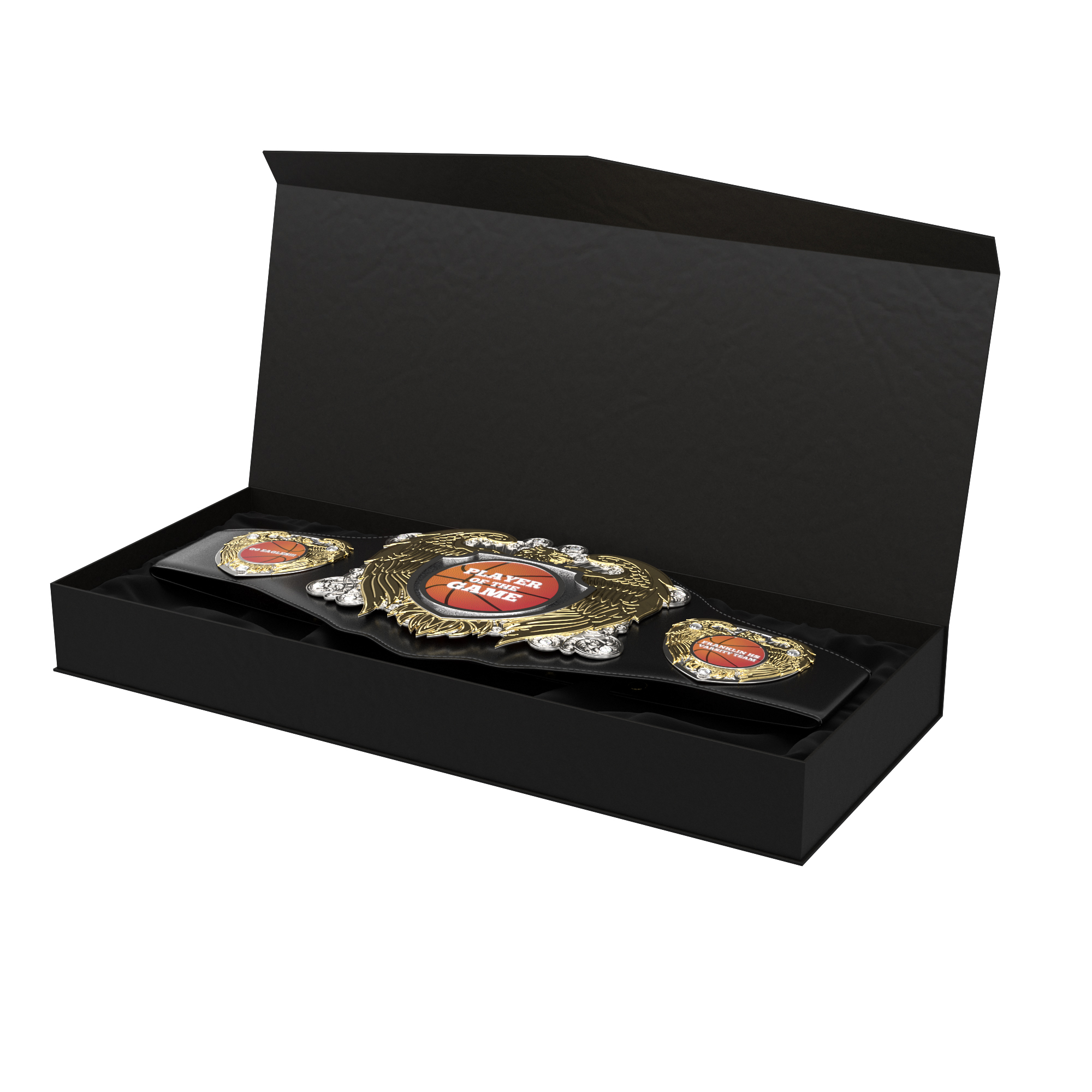 Express Vibraprint® Legion Award Belt w/ Black Leather 25