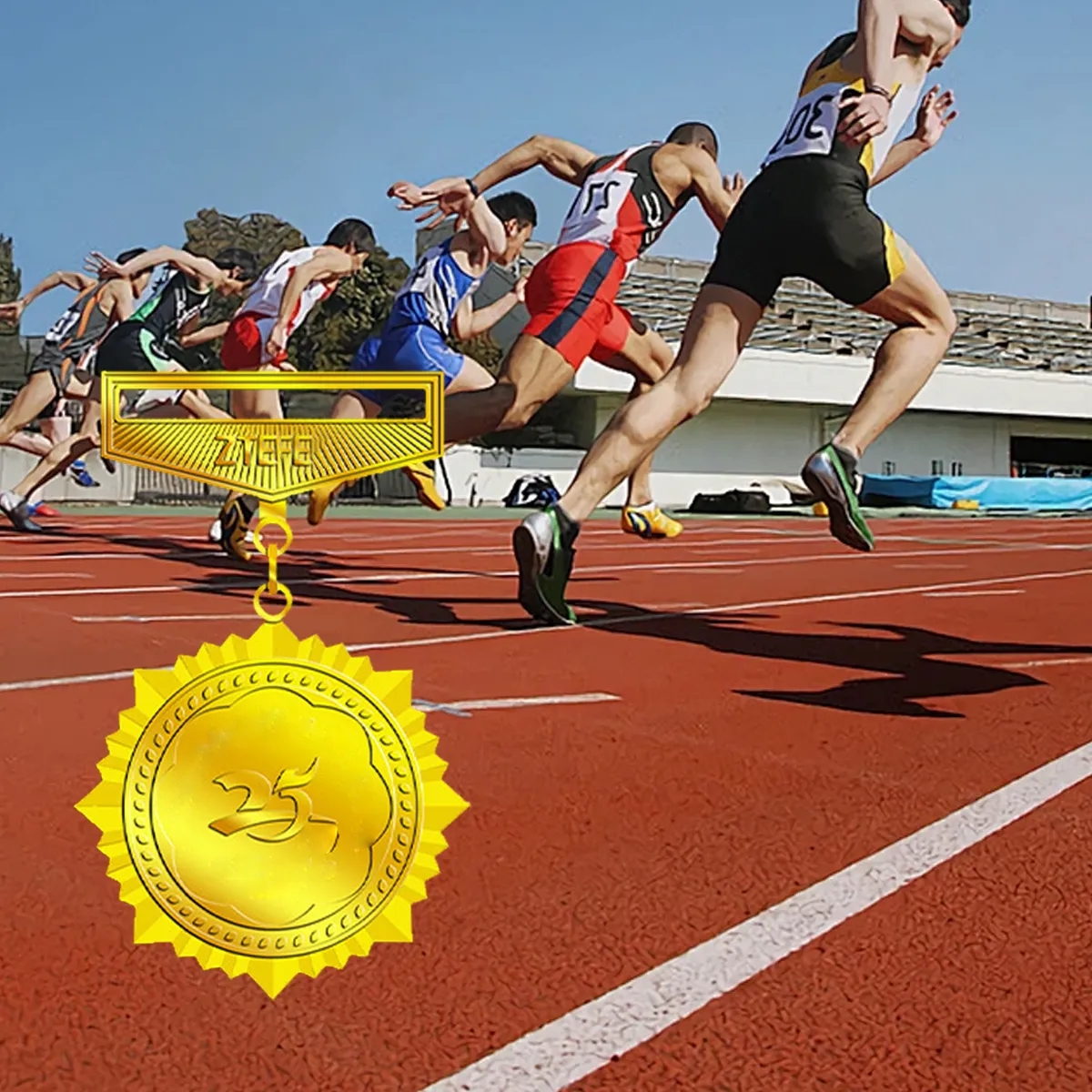 Custom Award Medals With Ribbon Lanyard 6