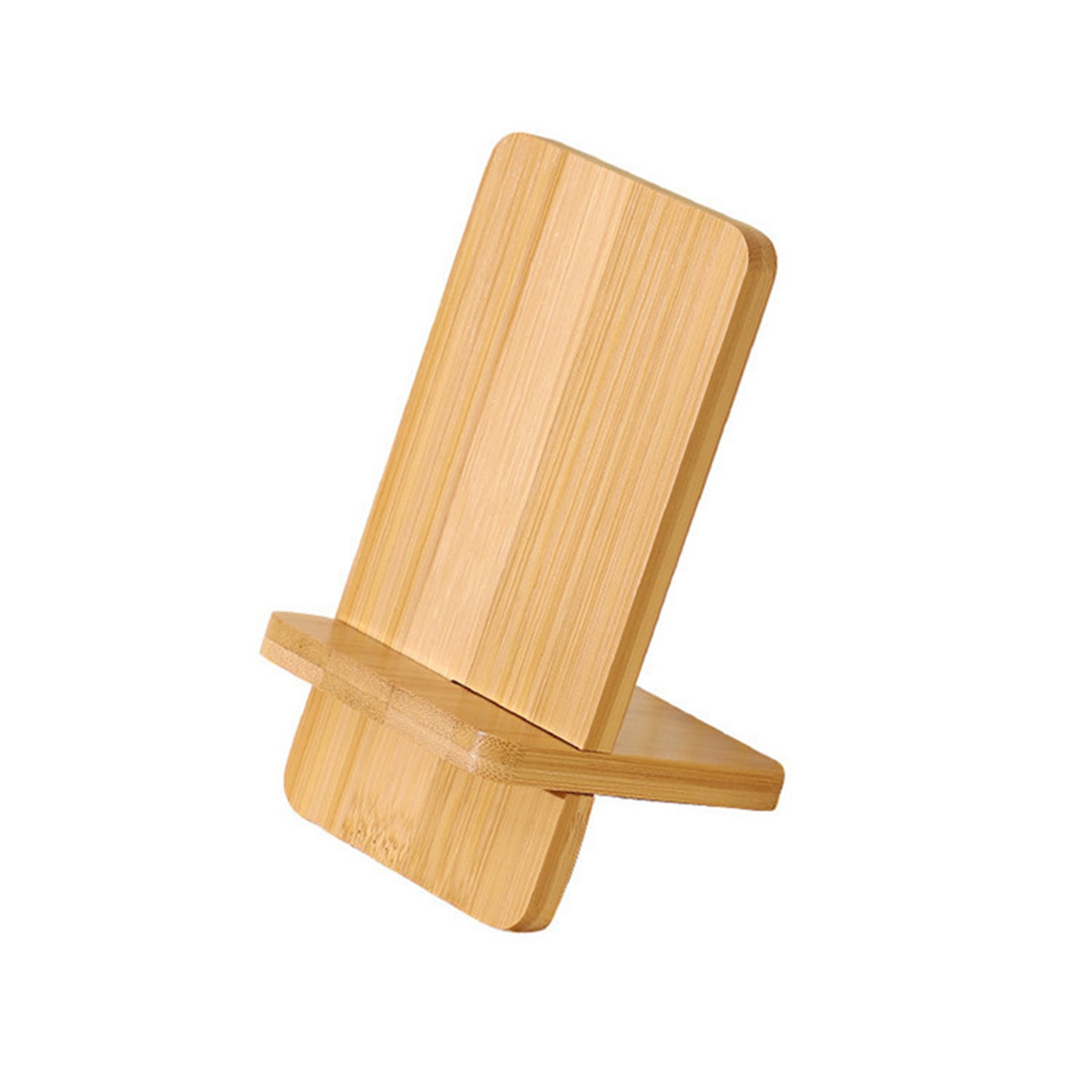 Bamboo Cell Phone Stand 3