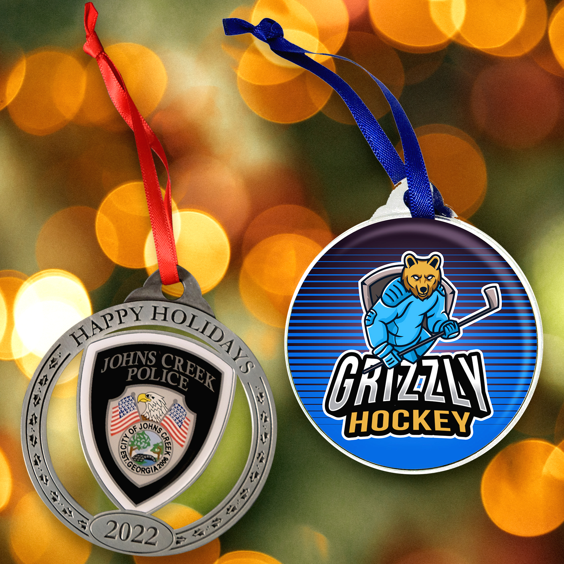 Print Ornaments: One side up to 3" x 3"