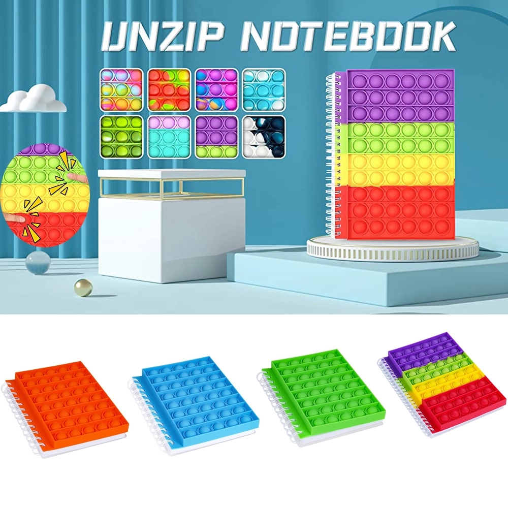 Ralieve Stress and Anxiety Pop it Bubble Fidget Notebook 1