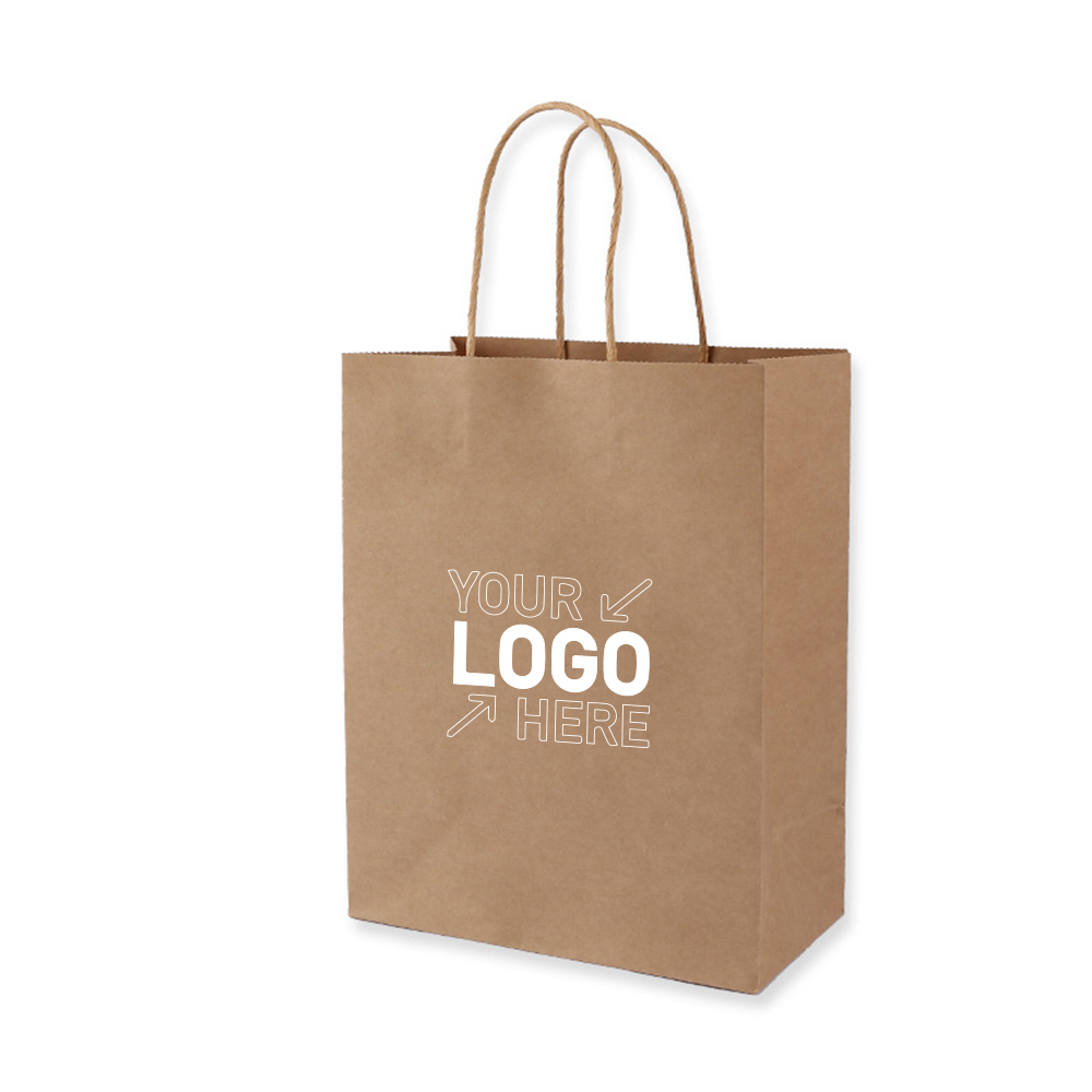 Medium Kraft Paper Brown Shopping Bag 6