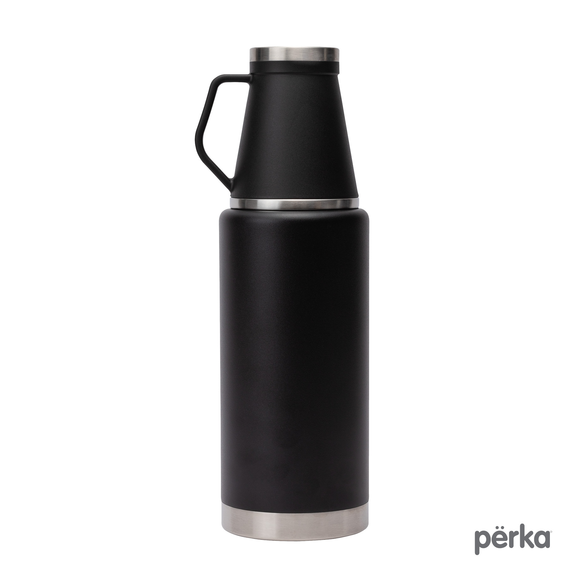 Perka® Rover 51 oz. Double Wall, Stainless Steel Growler w/ Cup 3