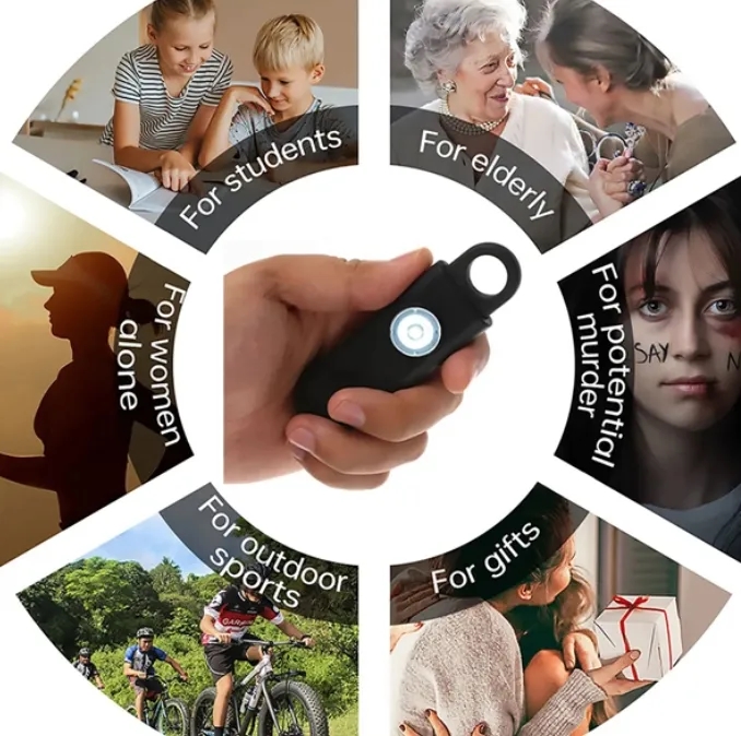 Portable Personal Alarm Keychain - Loud Safety Alarm for Women & Seniors 6
